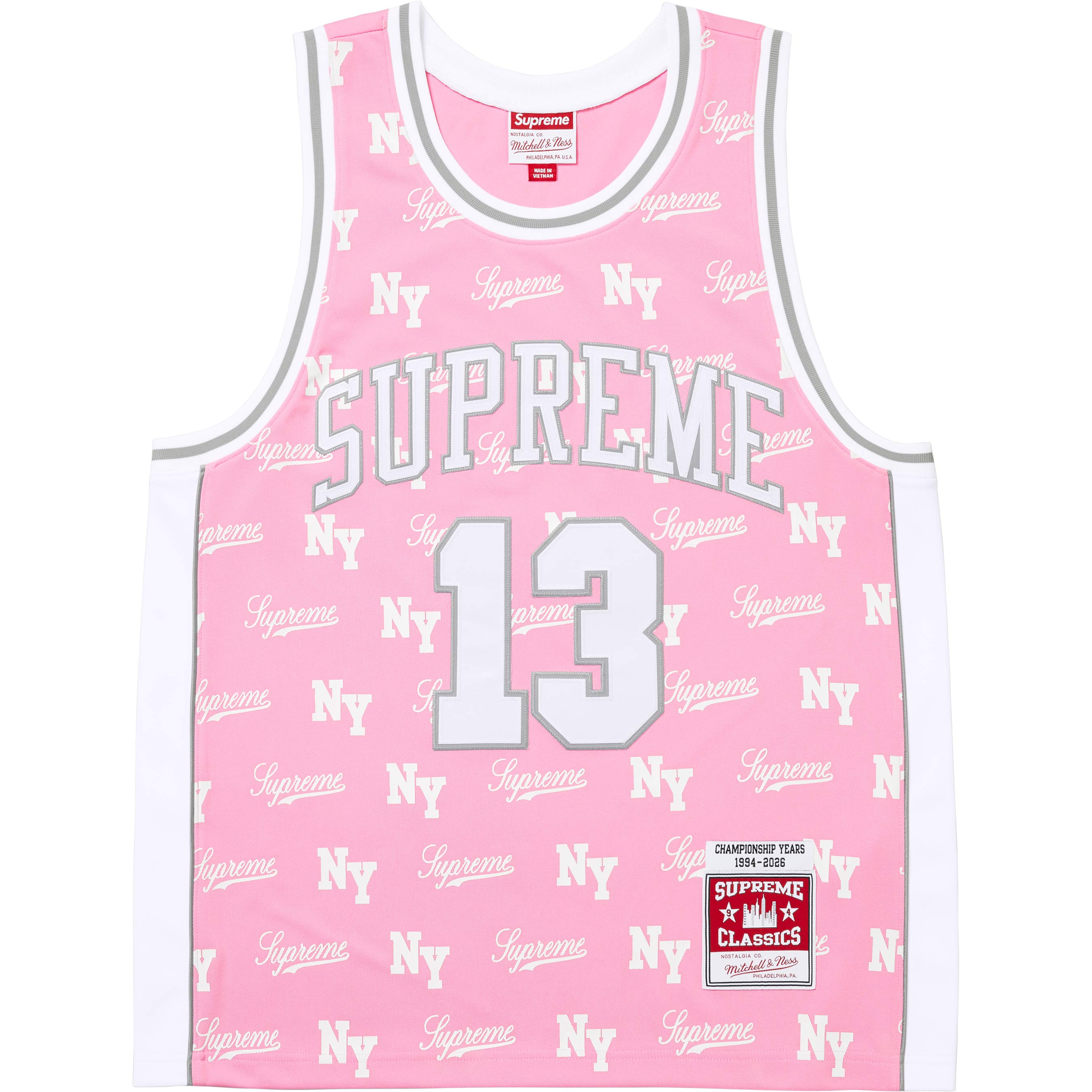 Supreme®/Mitchell & Ness® Monogram Basketball Jersey view 6